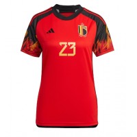 Belgia Michy Batshuayi #23 Fotballklær Hjemmedrakt Dame VM 2022 Kortermet